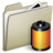 Lightbrown Photo film Icon